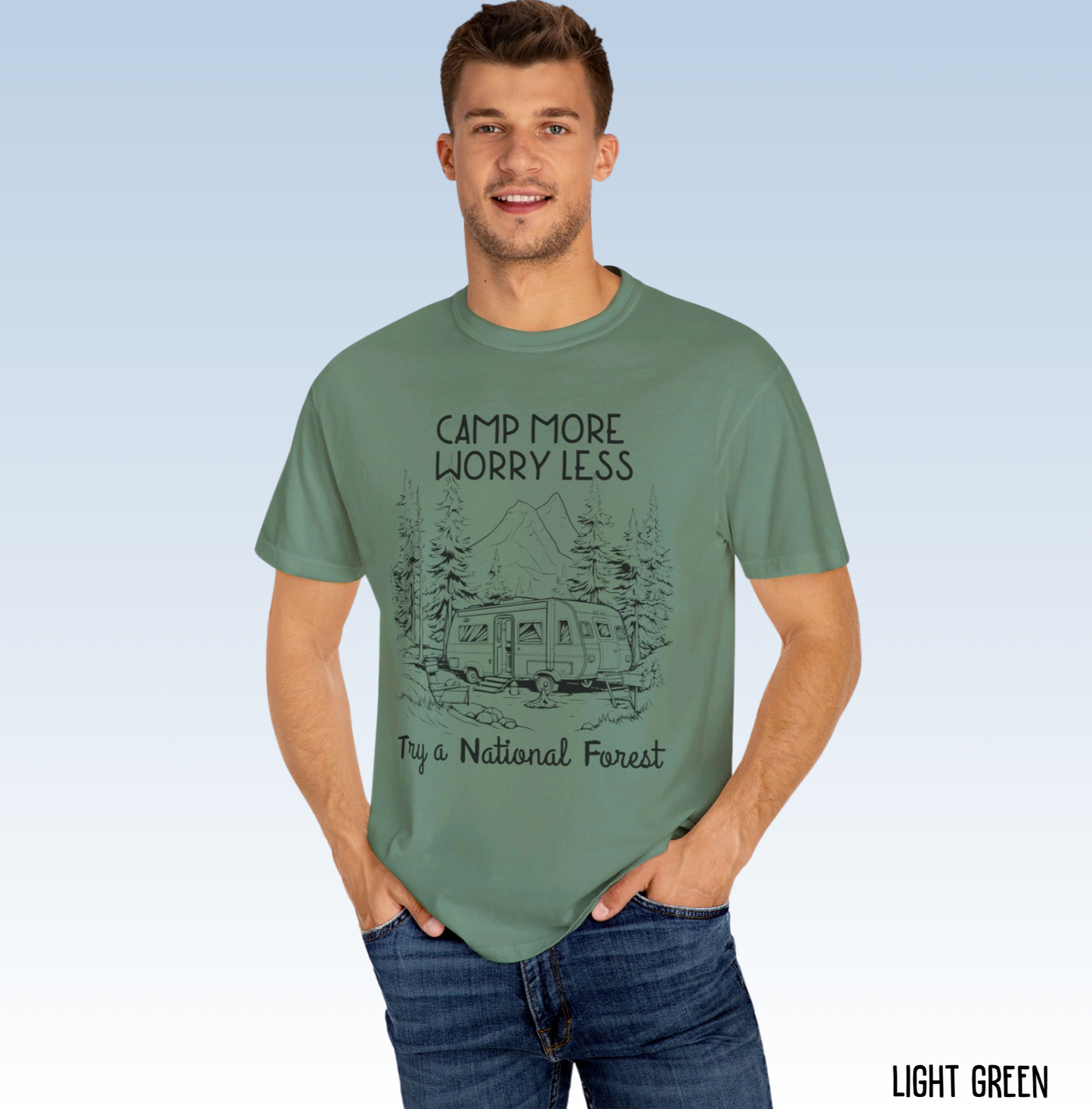 Camp More Worry Less T-shirt