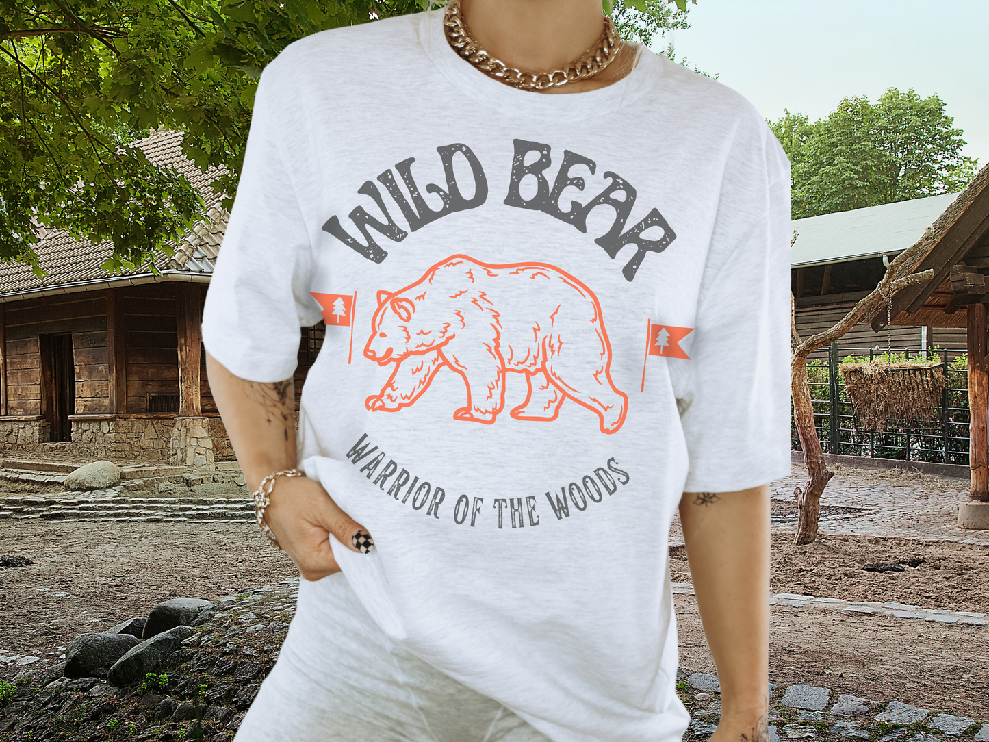 Wild Bear Warrior Of The Woods T-shirt