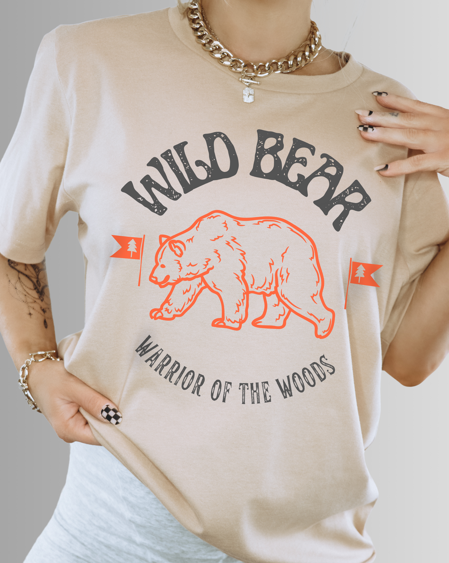 Wild Bear Warrior Of The Woods T-shirt